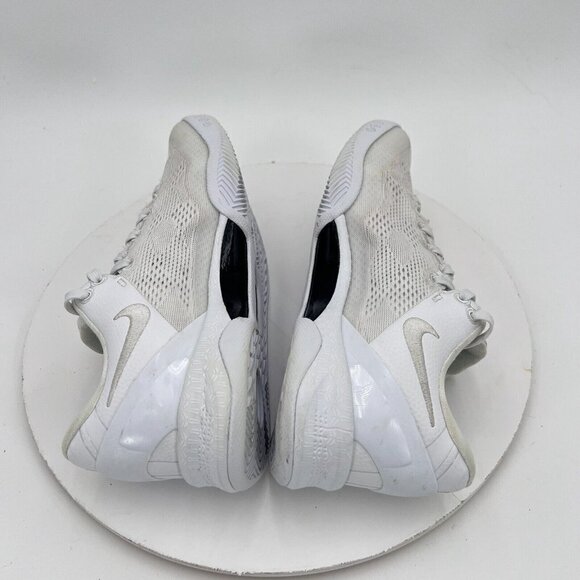 Nike Zoom Kobe 8 Men 4 Women 5.5 Fj9364-100 Triple White Knit Low Training Shoe - Picture 9 of 15